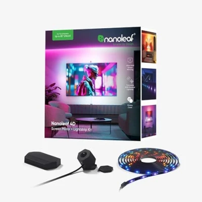 Abbildung von Nanoleaf 4D TV Screen Mirror + Lightstrips Starter Kit (bis 85 Zoll)