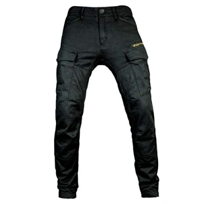 Abbildung von John Doe XTM Stroker Cargo Motorradhose schwarz 34/32 Herren