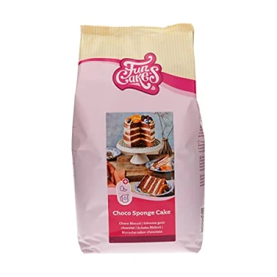 Abbildung von FunCakes Mix für Choco Biskuitkuchen: Einfach zu verwenden, wunderbar leichter Schokoladenkuchen, perfekt die Kuchendekoration, Konditorqualität, Schokoladenkuchenbasis, Halal., 4 kg