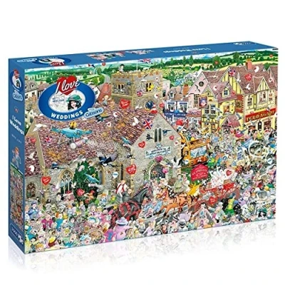 Abbildung von Gibsons GIBG7095 Puzzle I Love Weddings, 1000 Teile