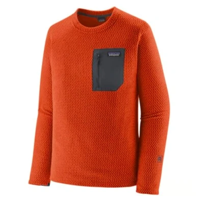 Abbildung von Patagonia AIR CREW Fleecepullover, Herren, Größe: Medium, Pollinator orange