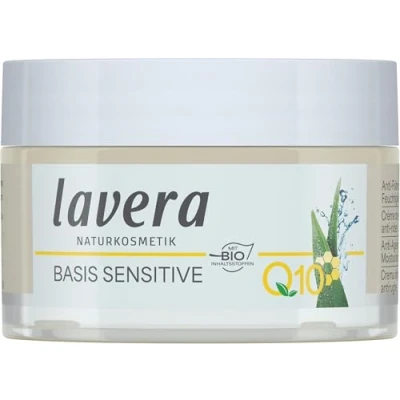 Abbildung von lavera Feuchtigkeitscreme Basis Sensitiv Anti Falten 50ml