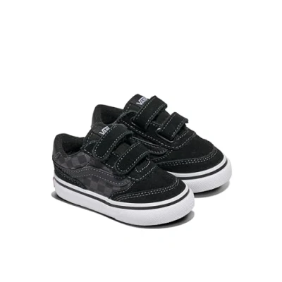 Abbildung von Vans Brooklyn Ls V Sneaker, Checkerboard Black/Asphalt, 21 EU