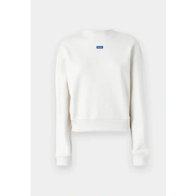 Abbildung von HUGO Delessa Sweatshirt, Damen, Größe: Small, Open white