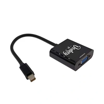 Abbildung von Donkey PC Adapter Mini Displayport auf VGA 1080p 60Hz Video vergoldet, Thunderbolt to Stecker Buchse für ThinkPad SurfacePro. HDMI Kabel
