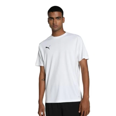 Abbildung von Puma Teamgoal Sport Tshirt, Herren, Größe: Small, Weissschwarzgrau