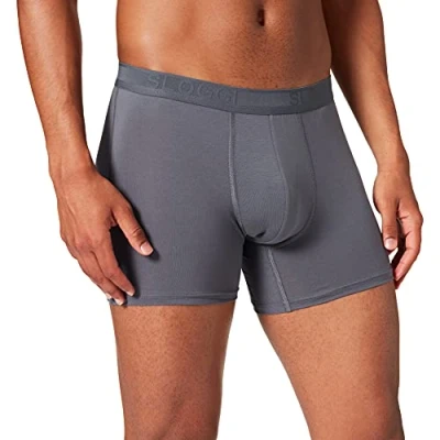 Abbildung von sloggi men Herren EverNew Short Boxershorts, Dolphin Gray, 4