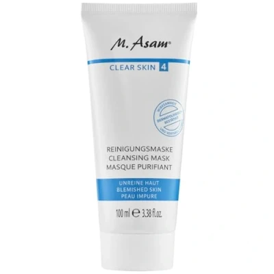 Abbildung von M. Asam CLEAR SKIN Reinigungsmaske (100 ml) Beruhigende Tonerde Gesichtsmaske, Bekämpft Pickel, Unreinheiten &amp; minimiert Poren, Gesichtspflege mit Heilerde für natürlich schöne Haut, vegan
