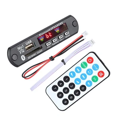 Abbildung von Bluetooth MP3 WMA Decoder Board SDM01BT + U DX 4 Farben Bildschirm 5.0 FM APE FLAC Modul Unterstützung AUX, FM, USB, SD 12 V Wirelss Audio mit Fernbedienung