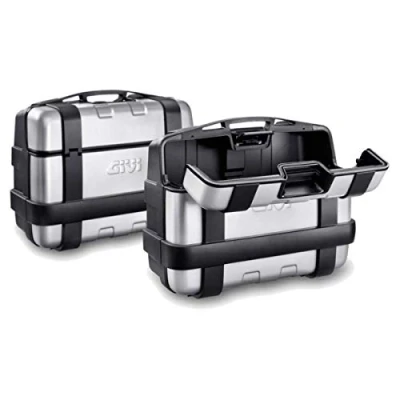 Abbildung von Givi Monokey® Koffer Trekker Paar TRK33PACK2 silber 66 Liter