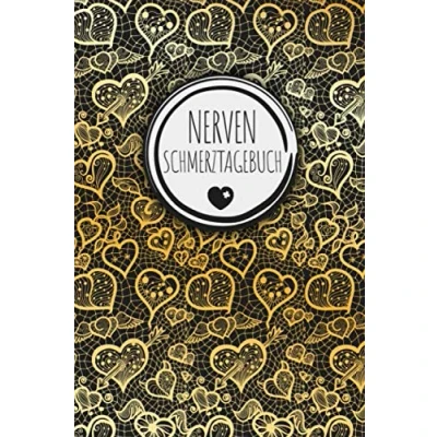 Abbildung von Nerven Schmerztagebuch: Schmerztagebuch, Schmerzprotokoll für akute chronische Schmerzen zum ausfüllen, ankreuzen. Buch zur Dokumentation Besuche ... bei Beschwerden