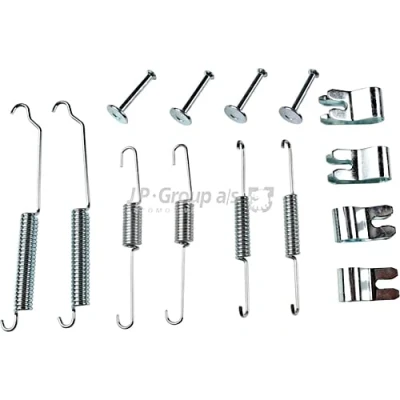 Abbildung von JP GROUP 1563952710 Zubehörsatz, Bremsbacken Hinterachse FORD: FIESTA 6