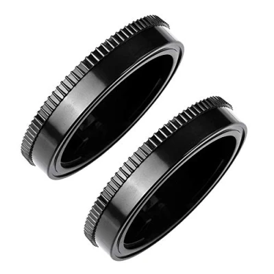 Abbildung von Fotover Hinten Objektivdeckel Ersatz kompatibel mit Sony Alpha A Mount/Minolta AF Mount Objektiv,2 Packs