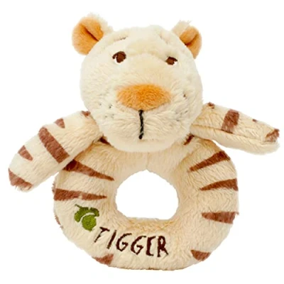Abbildung von Rainbow Designs Winnie The Pooh Tigger Rattle Official Disney Newborn Gift for Babies