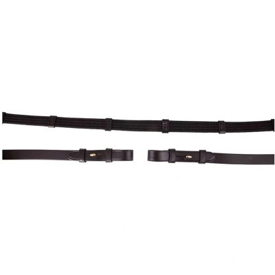 Abbildung von BR Rein Leinen 19mm Jalousie Full / Gold Schwarz