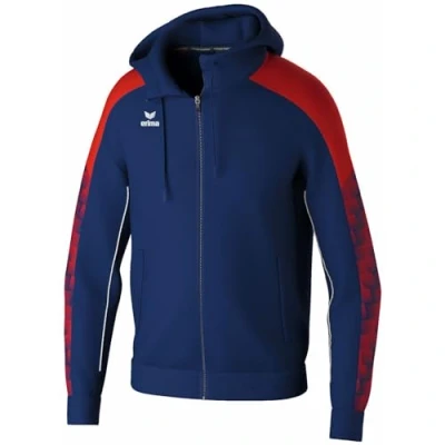 Abbildung von Erima Herren EVO STAR Trainingsjacke mit Kapuze (1032404), new navy/rot, XXL