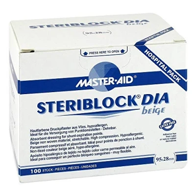 Abbildung von Steriblock DIA 28x95 mm Kompressionspfl. 100 St