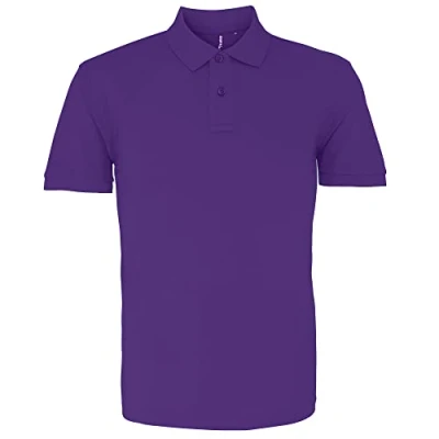 Abbildung von Asquith &amp; Fox Herren and Men&#039;s Polo Poloshirt, Violett (Purple 000), Large