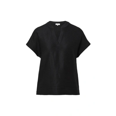 Abbildung von s.Oliver FIT MIT Struktur Tshirt basic, Damen, Größe: 32, Schwarz