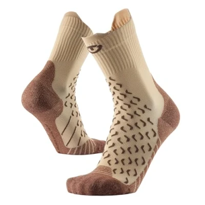 Abbildung von therm ic Unisex Outdoor UltraCool Crew Socken, Brown, 41