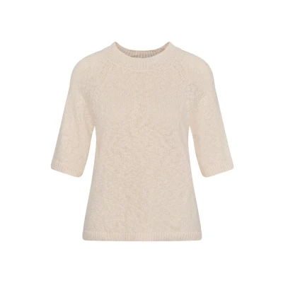 Abbildung von bugatti Tshirt basic, Damen, Größe: Large, Ecru