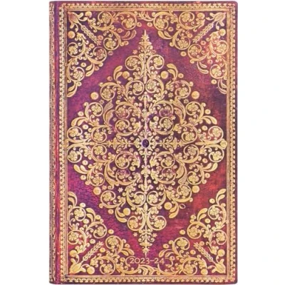 Abbildung von Paperblanks 13 Monatskalender Flexi 2023 2024 (Softcover) Diamant Rosette Tagesüberblick Maxi (135 x 210 mm)