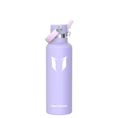 Abbildung von Super Sparrow Trinkflasche Edelstahl Ultraleicht Thermobecher 750ml Standardmund Stroh Deckel BPA Frei Thermoskanne, Thermosflasche für Sport, Travel, Schule, Outdoor