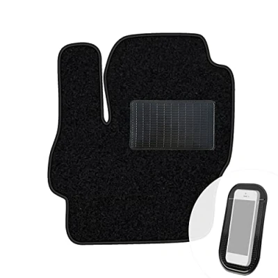 Abbildung von moto MOLTICO Fahrer Fußmatte Auto Velours Fahrerseite Autoteppiche Schwarz Fahrermatte 1 teilig passend für Mazda 3 II 2009 2013