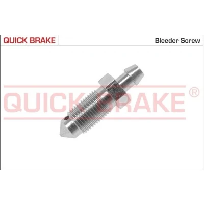 Abbildung von QUICK BRAKE 0019 Entlüfterschraube/ ventil BMW: 6 Cabrio, 3 Coupe, 5 Limousine, VOLKSWAGEN: GOLF 3, Caddy Kastenwagen, 2, CHEVROLET: Matiz
