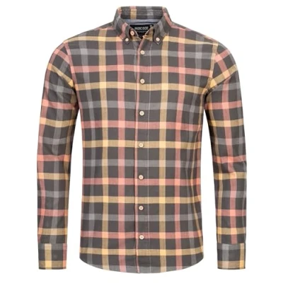 Abbildung von Indicode Jeans Langarm Riverside Hemd, Herren, Größe: XXL, Dk grey