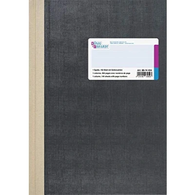 Abbildung von König &amp; Ebhardt und 8614424 Geschäftsbuch / Spaltenbuch (A4, mit festem Kopf, 1 Spalte, 32 Zeilen, 80g/m², 192 Blatt Fadenheftung, Seitenzahl)