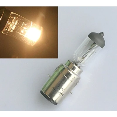 Abbildung von ShuoHui 2 x Birne 12V 35/35W BA20d Sockel Bilux Halogen Glühbirne Glühlampe für Roller ATV Motorrad und KFZ