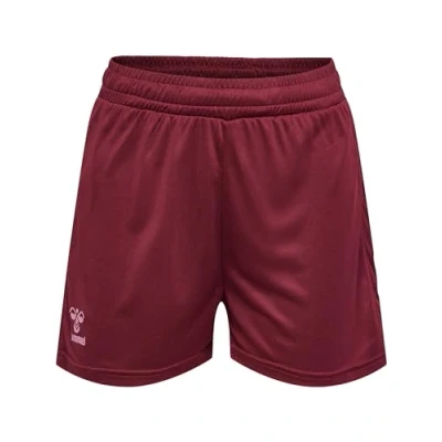 Abbildung von Hummel Hmlactive PL kurze Sporthose, Damen, Größe: 34, Burgundy