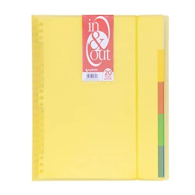 Abbildung von Grafoplas 39422060 Sichtbuch, 30 Hüllen, in &amp; Out System, A4, gelb