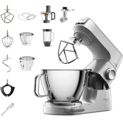 Abbildung von KENWOOD Küchenmaschine &quot;Titanium Chef Baker KVC85.594SI&quot;, inkl. umfangreiches Zubehör, mit integrierter EasyWeigh Waage