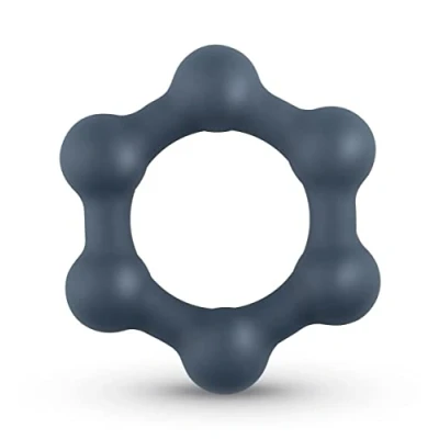 Abbildung von «Hexagon Cock Ring» dehnbarer Penisring mit Stahlkugeln (1 Stück) 1 St