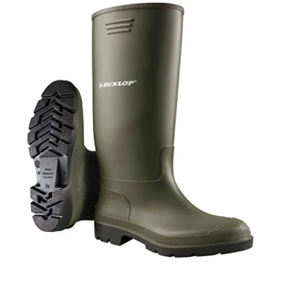 Abbildung von Dunlop Herren wasserdichte Gummistiefel Grün EU 44