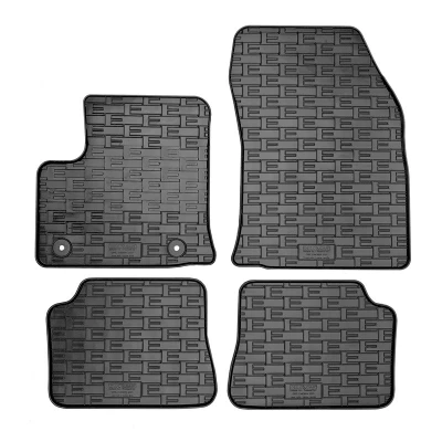 Abbildung von AutoStyle CK ROP03 Fußmattensatz Vollgummi vorne und hinten 4 schwarz OPEL: Mokka II