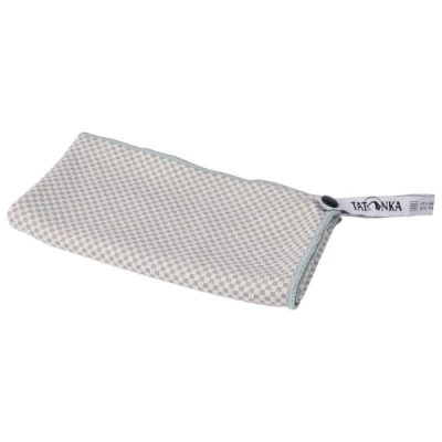 Abbildung von Tatonka Reisehandtuch Travel Towel Bamboo L (80x160 cm) Bambus Handtuch ultraleicht, extrem saugfähig, schnelltrocknend, antibakteriell und geruchsneutralisierend inklusive Packbeutel (grey)