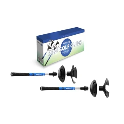 Abbildung von Maxx Tech VR Pro Golf clubs Kit designed for PlayStation 5 PSVR2 controllers, includes 2 premium compatible with +, Walkabout Mini and many more