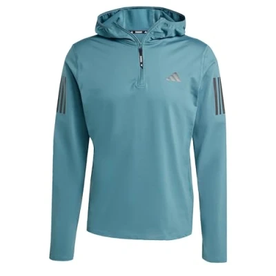 Abbildung von Own The Run Winterized Hoodie mit halbem Reißverschluss