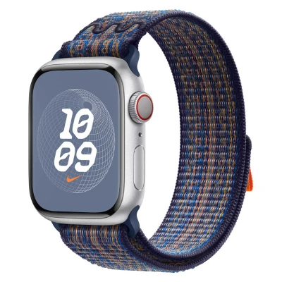 Abbildung von Nike Apple Watch Armband Stoff Bunt Geeignet für Series 1 9 / SE