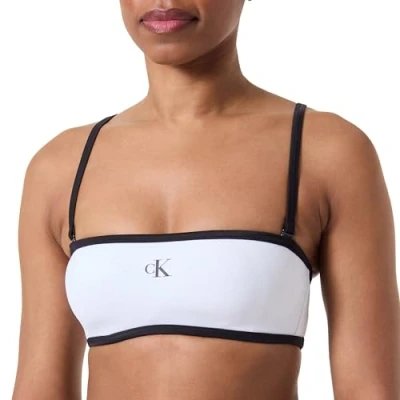 Abbildung von Calvin Klein Swimwear BANDEAU Bikini Top RP, mit abnehmbaren Trägern