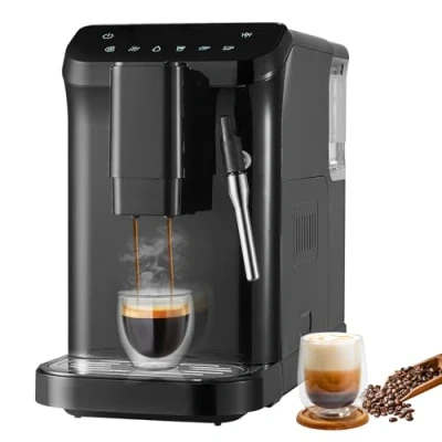 Abbildung von VEVOR Automatische Espressomaschine 20 Bar Aufschäumer Dampfdüse