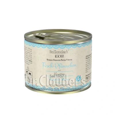 Abbildung von Dr.Clauder ́s B.A.R.F. Komplett Menue Fisch Pfännchen 200g