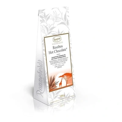 Abbildung von Ronnefeldt Rooibos Hot Chocolate Aromatisierter Kräutertee mit Vanillegeschmack 100g, Menge:6 Stück