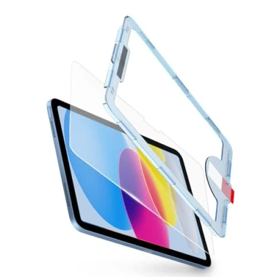Abbildung von BERSEM Schutzfolie für iPad 10. Generation 10,9 Zoll (2022) 9H Gehärtete Glas Folie, HD Klarheit, Kratzfest, Fallfreundlich, mit Einfacher Anbringungsschale, 1 Stück