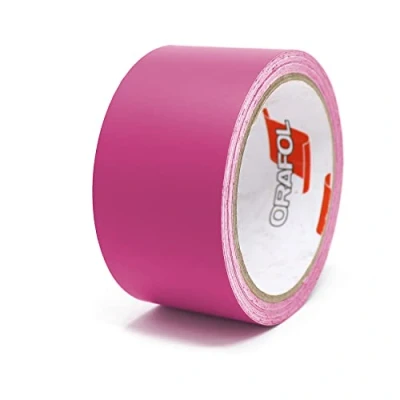 Abbildung von Finest Folia 10 Meter Matt Zierstreifen Auto LKW Motorrad Boot Modellbau Basteln DIY Deko Dekorstreifen Seitenstreifen Klebestreife selbstklebend (Pink matt, 30mm Breite)