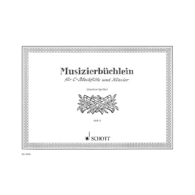 Abbildung von Musizierbüchlein: Volkslieder und Tänze. Band 2. Sopran Blockflöte Klavier.