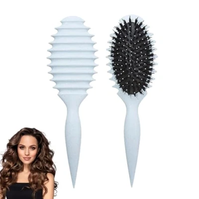 Abbildung von Atsmoce®2024 Neu Curly Brush, Curl Hair Defining Stylingbürst, Lockenbürste, Define Styling Unisex (Blue)